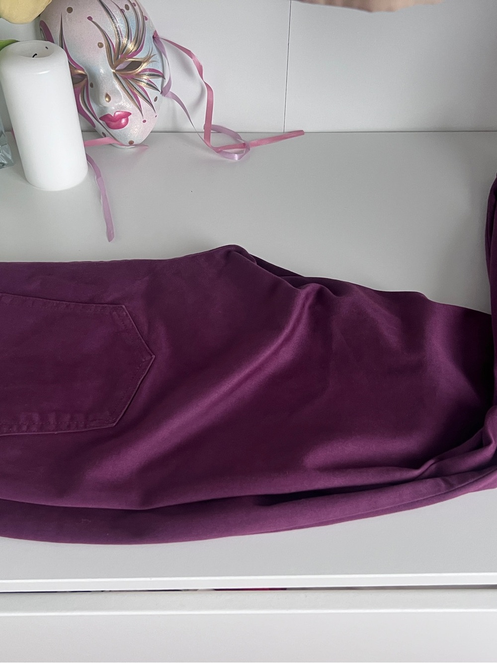 GAP Skinny Pants in Deep Plum